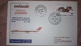 Swissair Larnaca - Zürich 27.03.1984