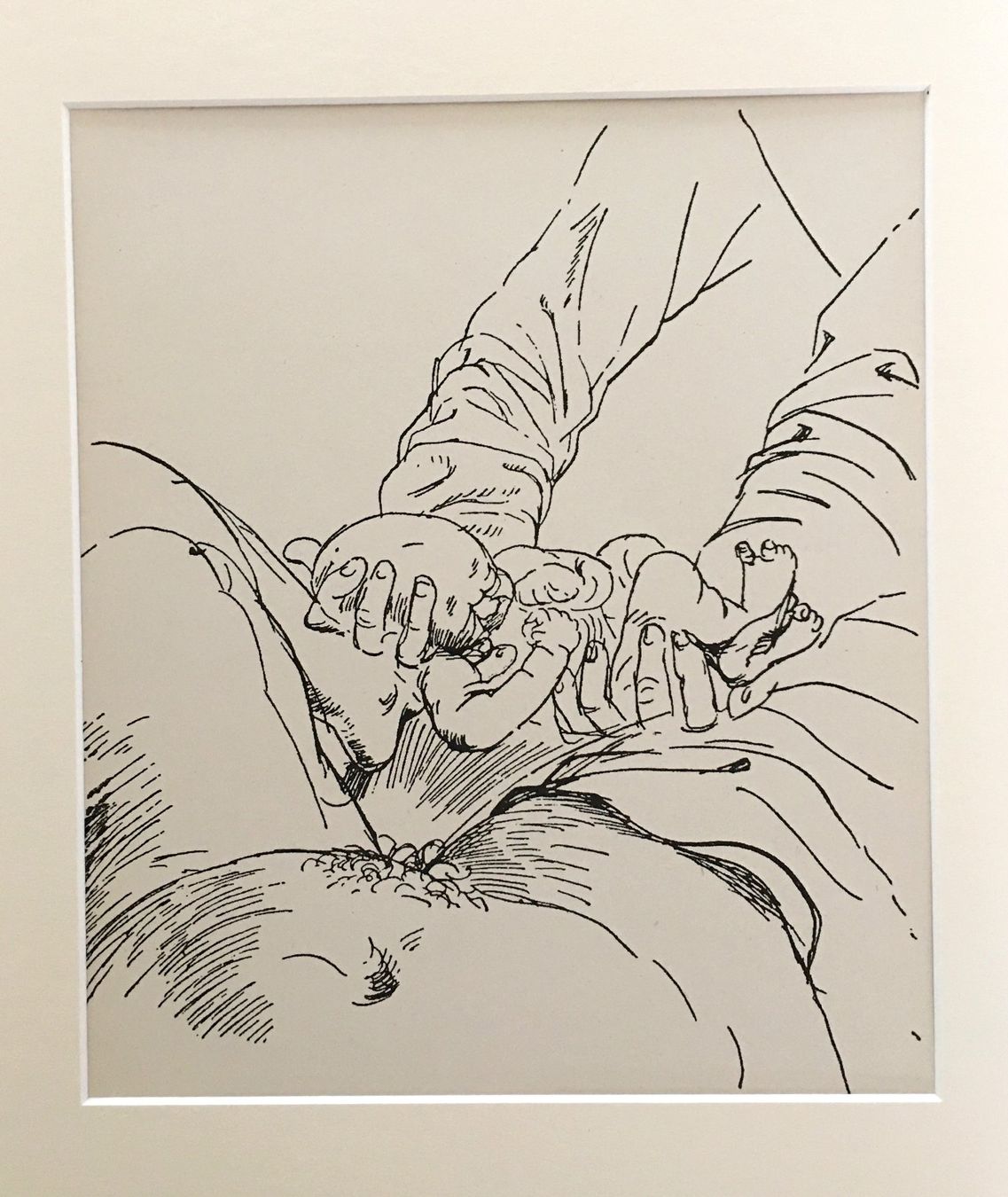 Grafica & Litografie: Otto Dix       "Neugeborenes Kind"    Strichätzung – Usato da Nennigkofen venduto da juhit 2