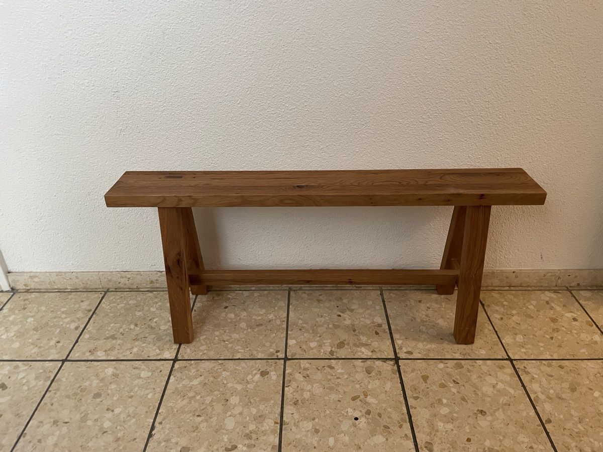 Panchine: Holzbank Massivholz Eiche, Hasena – Nuovo (secondo la descrizione) da Obernau venduto da Duplomin