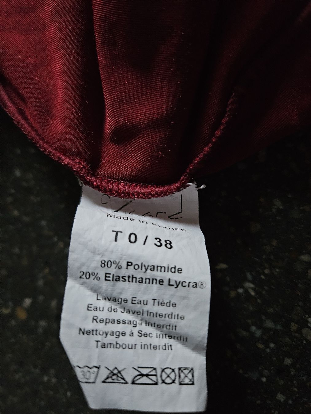 Sonstige Unterwäsche: Body rot Samt kurzarm T0 / 38 – Neu (gemäss Beschreibung) aus Anwil von tamoos 3