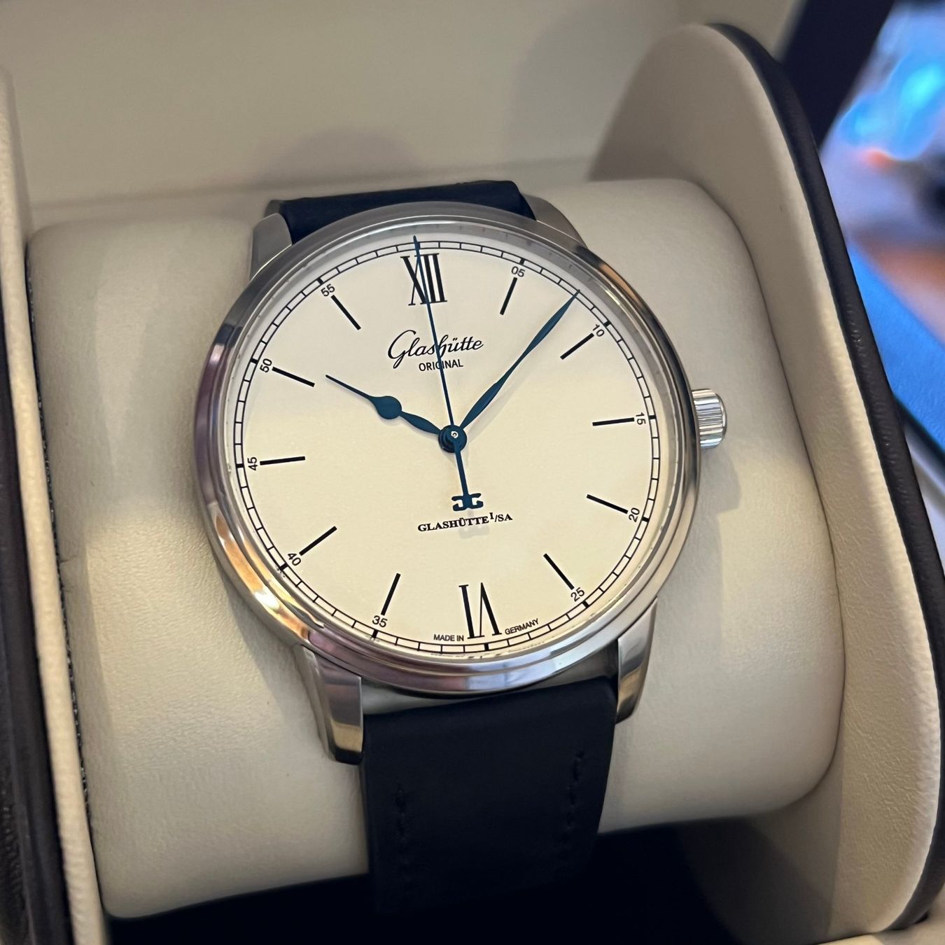 Glashütte Orologi: Glashütte Senator Full Set 1-36-01-01-02-61 – Usato da Carouge GE venduto da Watchaser 1
