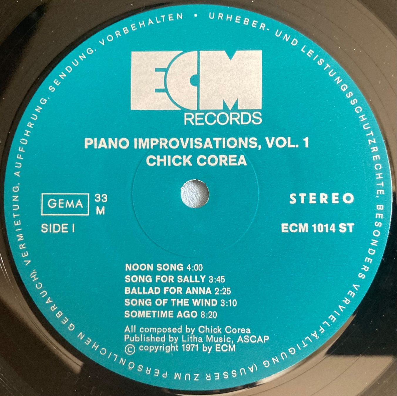 Dischi in vinile: CHICK COREA - PIANO IMPROVISATIONS VOL. 1 – Usato da Poliez-Pittet venduto da Newtown-Records 2