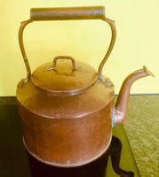 antike Kupfer-Tekanne, Wasserkocher 5 Liter