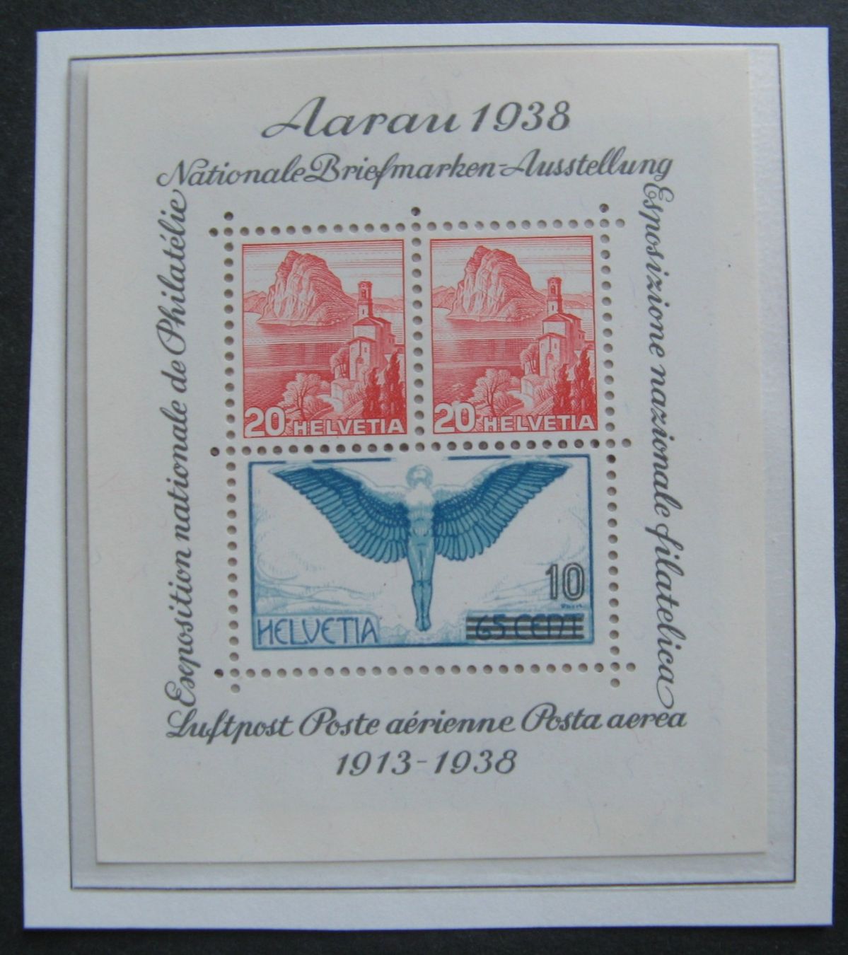 Tutti i francobolli: 1938 W11 Aarauer Block postfrisch 2 – Nuovo (secondo la descrizione) da Frauenfeld venduto da Interessent1