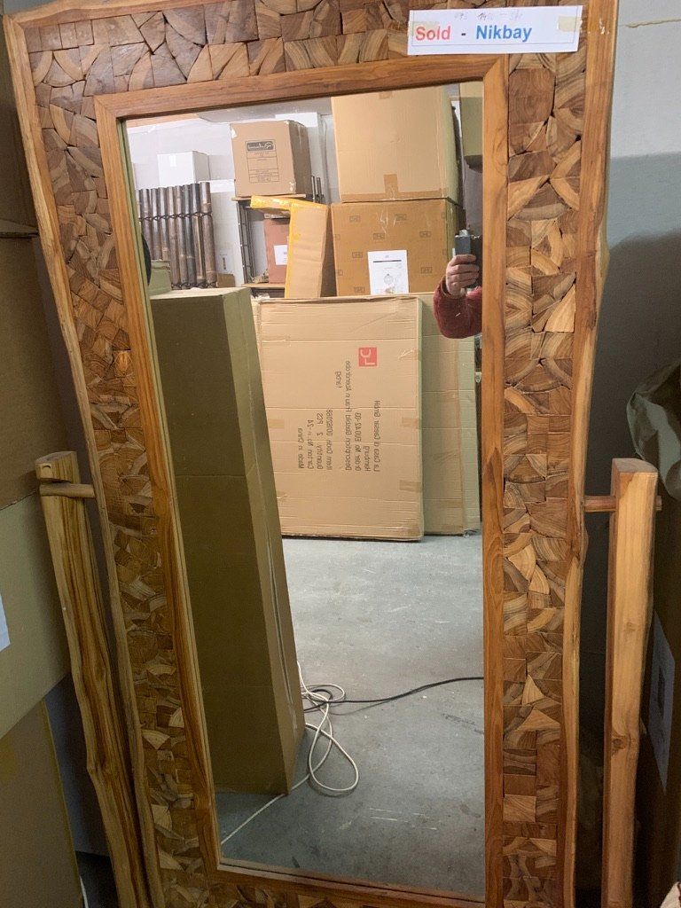 Spiegel: Thai Teakholz Spiegel | LIQUIDATIONSVERKAUF – Neu (gemäss Beschreibung) aus Luzern von juliam_ 1