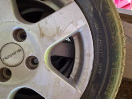 Sommerpneu satz subaru Justy G3X mit Alufelge