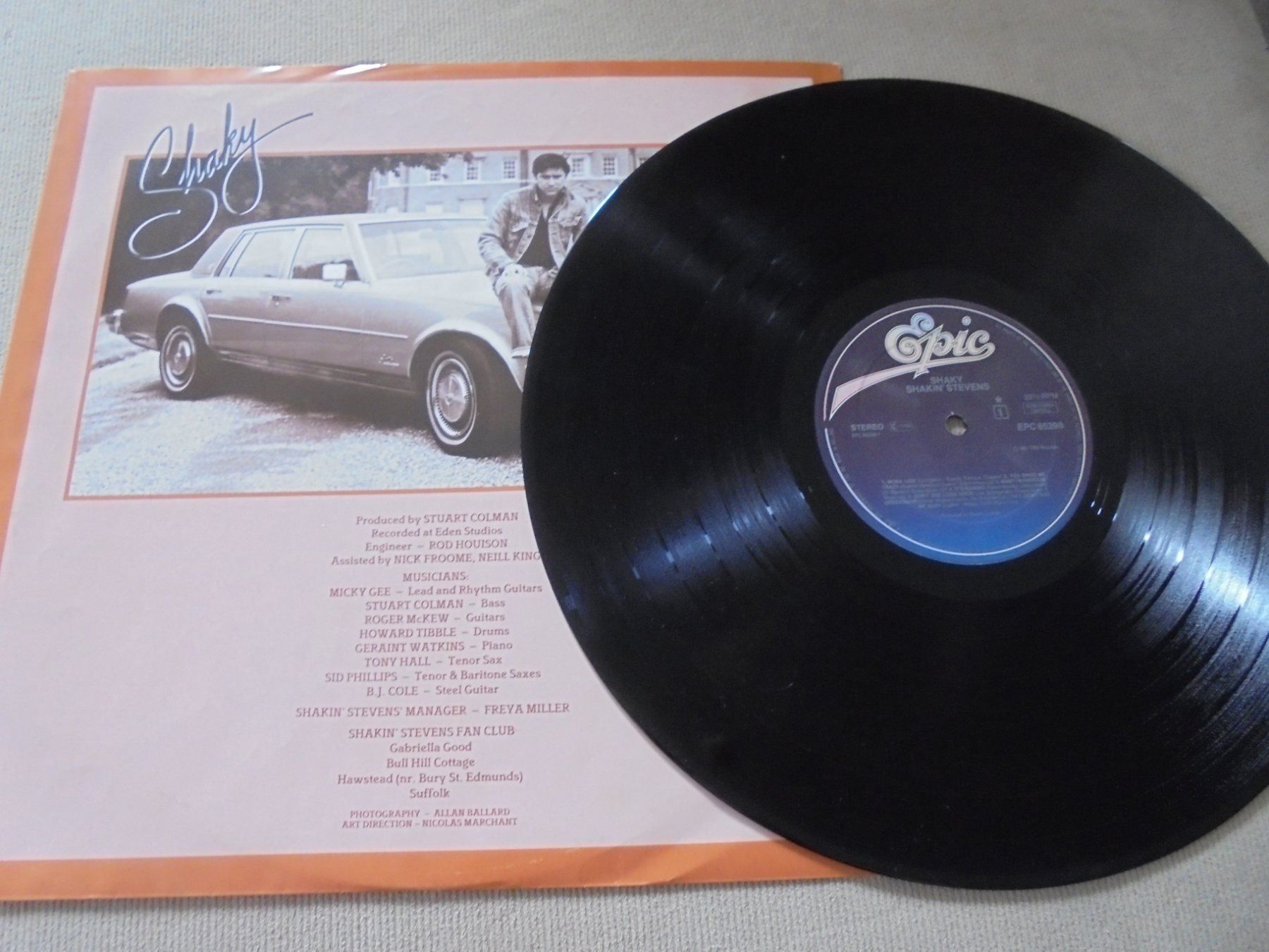 Schallplatten: Shakin STEVENS " Shaky " LP Hollande 1984 – Gebraucht aus Crissier von Promopost 3