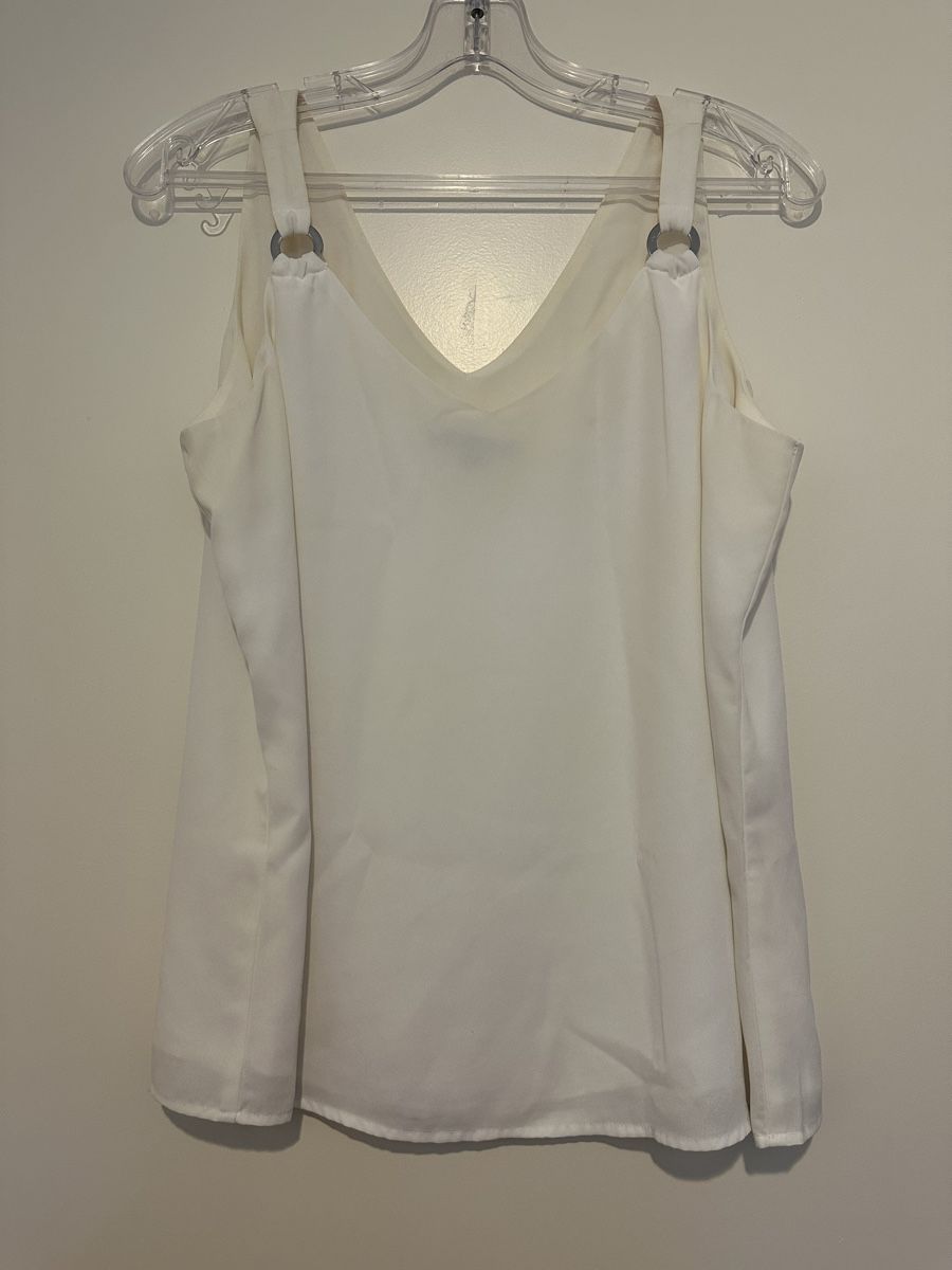 Comma Top: Commas Top, weiss, Gr. 40 - Sommerlich & Elegant! – Usato da Uster venduto da sus_s85n