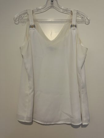 Commas Top, weiss, Gr. 40 - Sommerlich & Elegant!