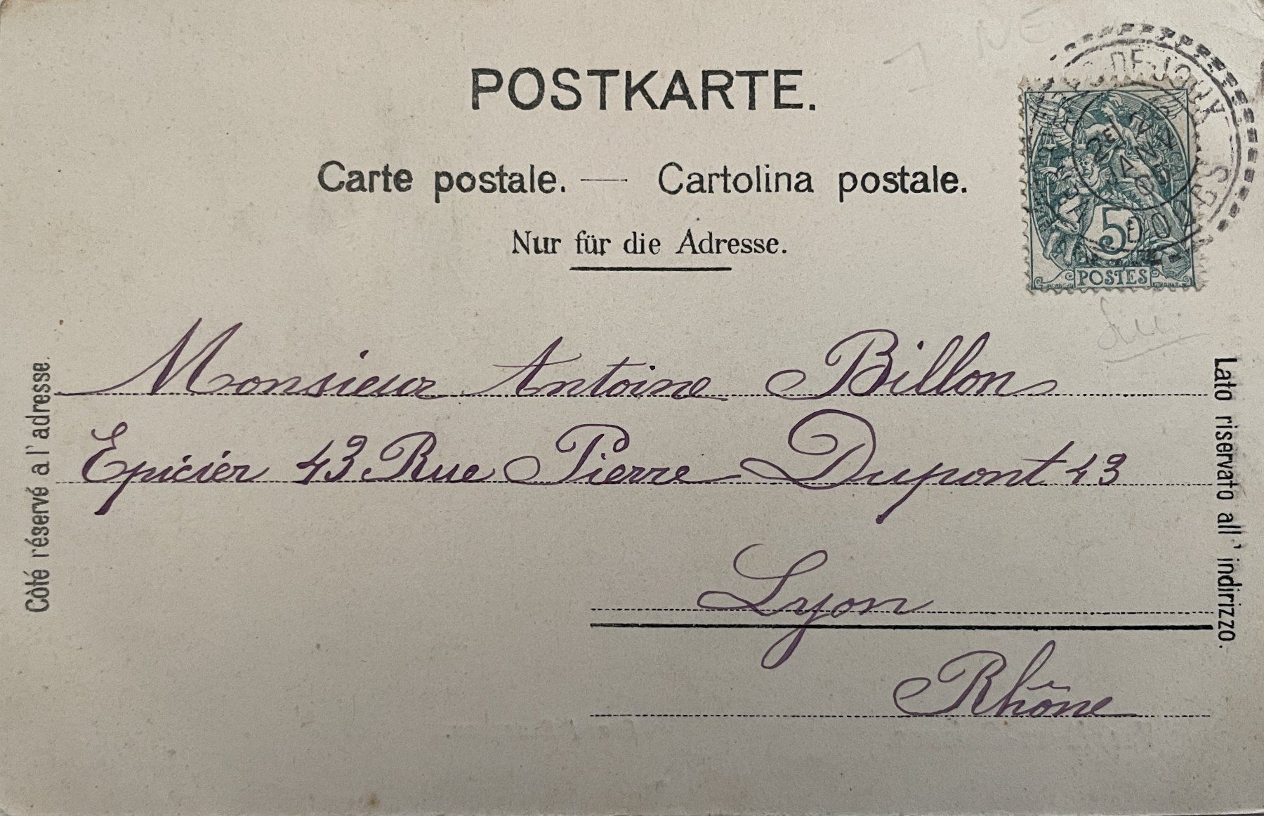 Cartes postales: Les Verrières - Grand Bourgeau – D'occasion à Savagnier par Ne2065 1