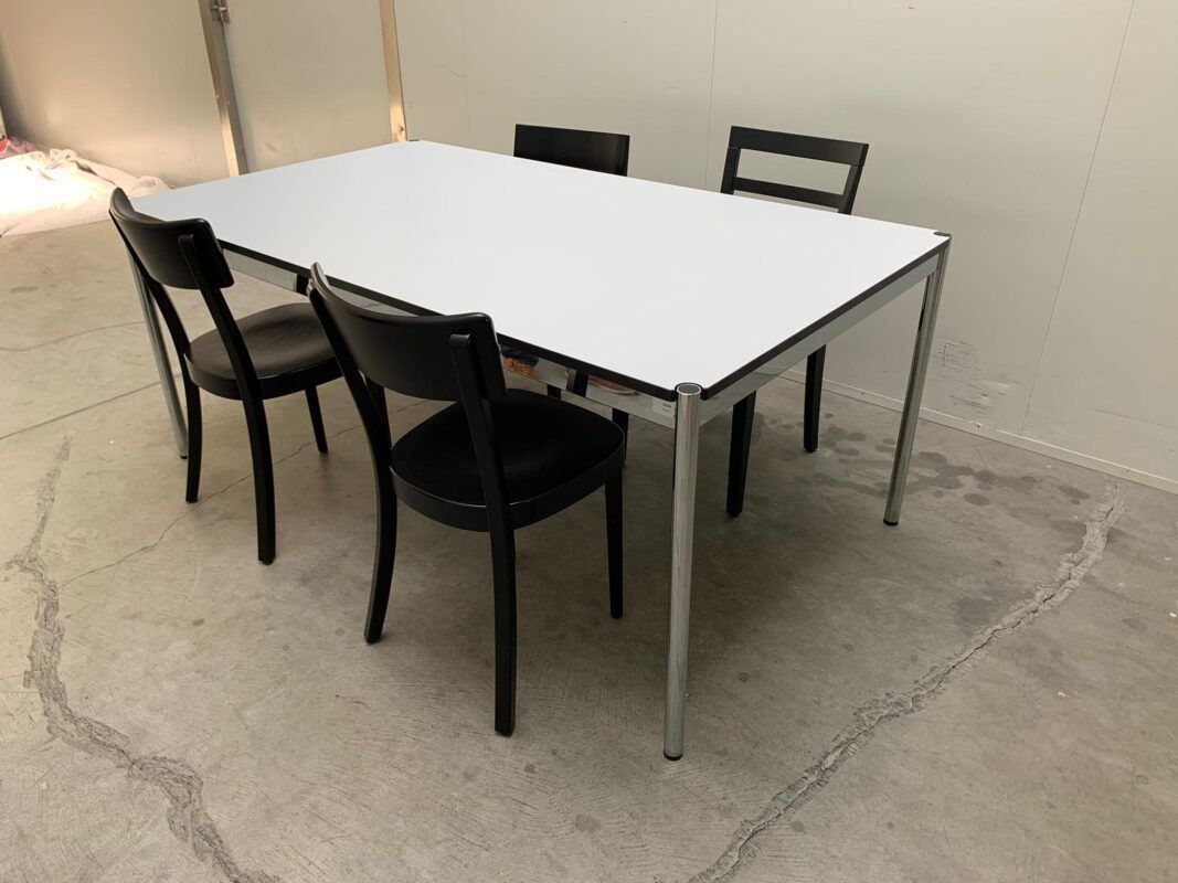 USM Scrivanie: USM Haller Tisch 175 x 100 in perlgrau – Usato da St. Gallen venduto da MSMoebelhandel 1
