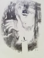 Ch. HUMBERT (1891-1958)LITHO, LA BOUGIE