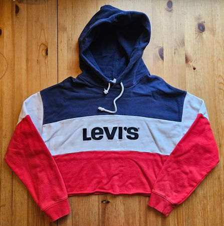 Cropped Sweater LEVI's Grösse M retro Pullover Hoodie