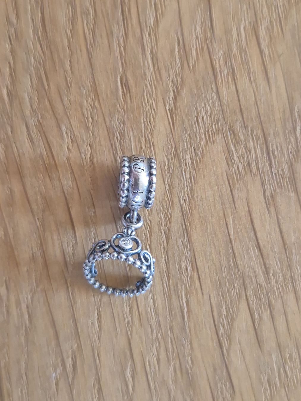 Pandora Ciondoli: Pandora "My Princess" Krönchen Charm 925 Silber – Usato da Zuzgen venduto da SaBee91