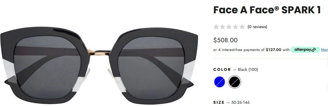 Occhiali & Lenti: Face A Face SPARK 1 Sonnenbrille / lunettes de soleil – Usato da Collonges venduto da arashee 7