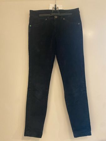 Schwarze Cordhose / Manchesterhose von Benetton, ca. Gr. 38