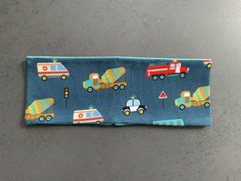 NEUES Stirnband Autos/Sterne (beidseitig tragbar) Gr.48