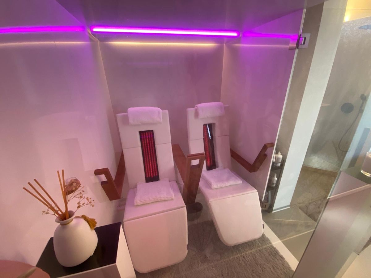 Sauna & Zubehör: b-intense Infrarotkabine ZEN Lounge 2 – Neu (gemäss Beschreibung) aus Obernau von SIGGEW 7