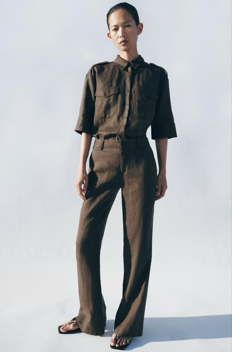Chemisiers: 100% linen shirt Gr. L – Neuf avec emballage d'origine à Veyras par ValClasse