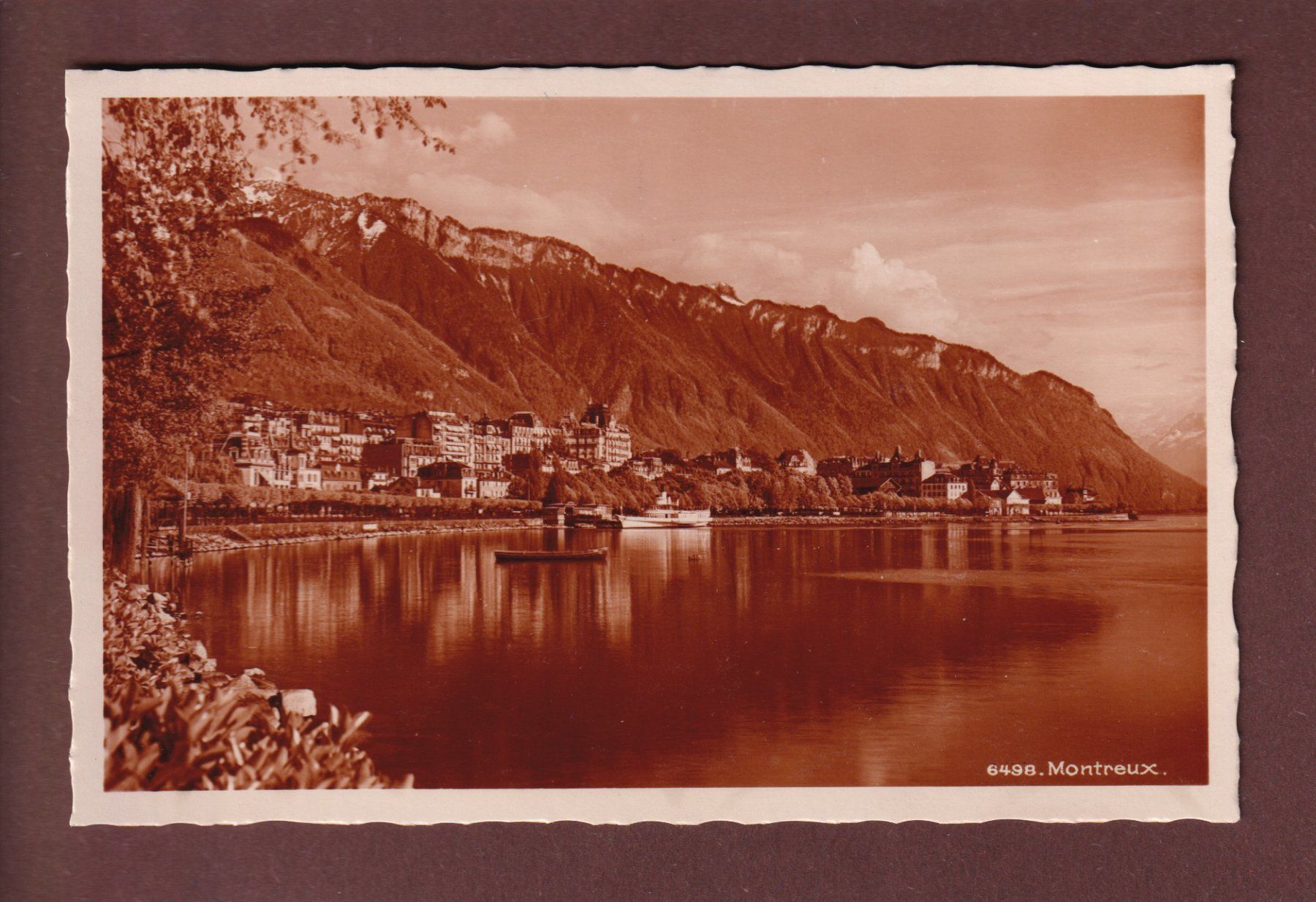 Ansichtskarten: MONTREUX – Gebraucht aus Pully von nicecards