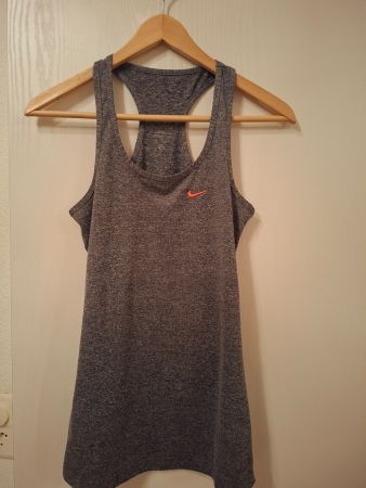 Nike Tank Top Grau Sport Top Gr. S