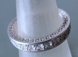 Silber 925 Zirkonia Fingerring Gr. 52