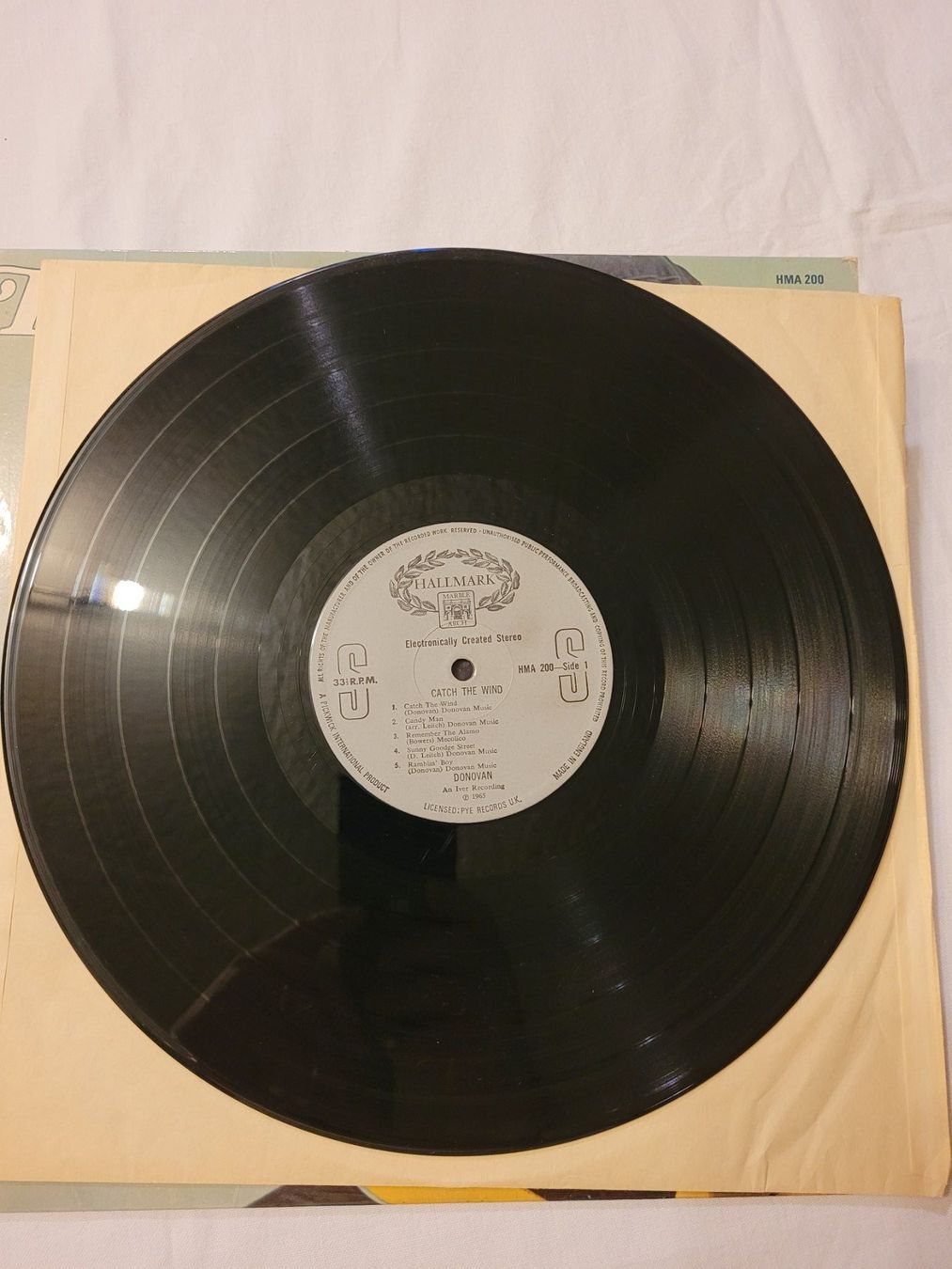 Dischi in vinile: Vinyle Donovan "Catch the Wind" (HMA 200) – Usato da la Chaux-de-Fonds venduto da Lampe 3