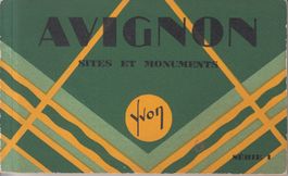 Avignon, AK-Büchlein mit 19 Karten 1935