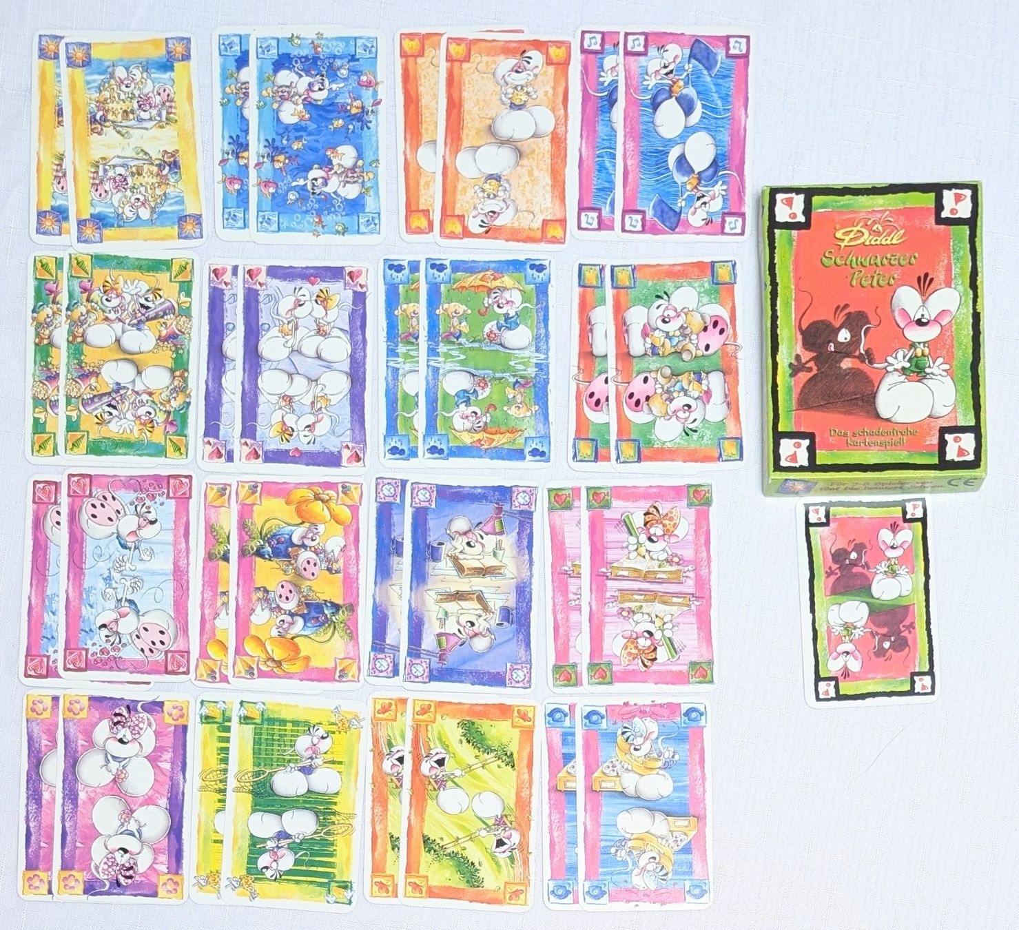 Giochi: Vintage Diddl - Schwarzer Peter - Kartenspiel – Nuovo (secondo la descrizione) da Wängi venduto da ABIZONE-86 2