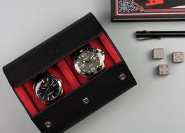 Leder-Uhrenetui für 2 Uhren – Feuerteufel | Janexx®