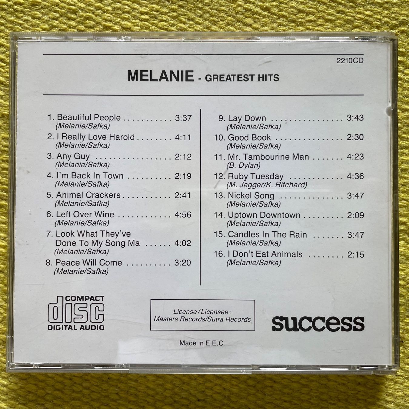 CD: MELANIE-GREATEST HITS – Usato da Rorschacherberg venduto da CD-Roli 1