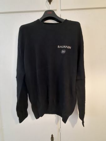 Maglione Balmain Paris nero cashmere taglia M