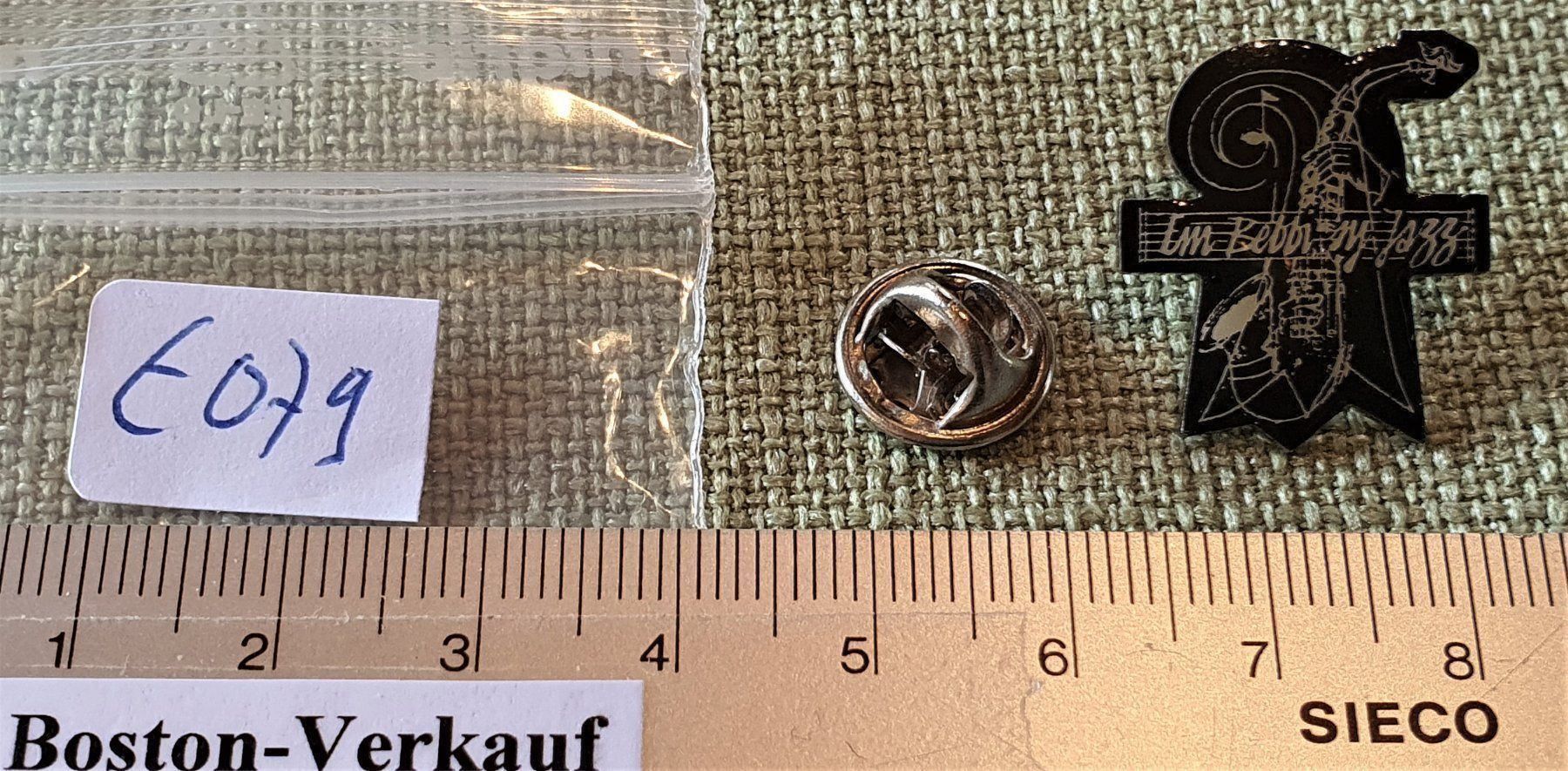 Placchette & Badge: E079 - Pin Basel Basler Im Bebbi sy Jazz – Usato da Reinach BL venduto da Boston-Verkauf 2