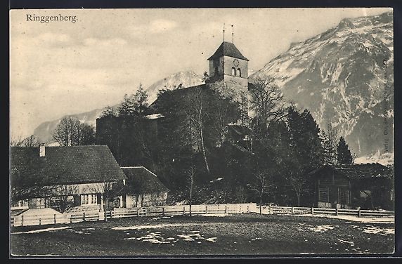 Ansichtskarten: AK Ringgenberg, Teilansicht mit Kirche – Gebraucht aus Berlin von bartko-reher