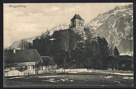 AK Ringgenberg, Teilansicht mit Kirche