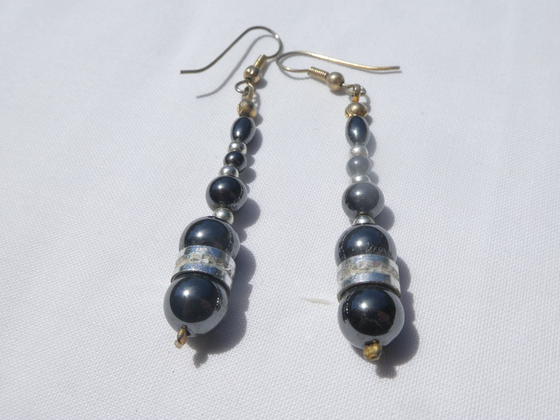 Boucles d'oreille: Ohrhänger, Hämatite – D'occasion à Gattikon par kaandooh