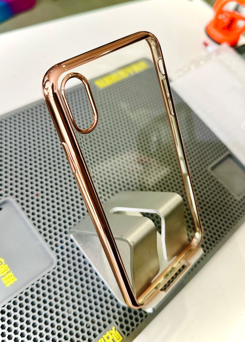 Covers & Schutzfolien: iPhone XS max-Coque Transparente bords dorée – Neu und originalverpackt aus Morges von DigiAC 2