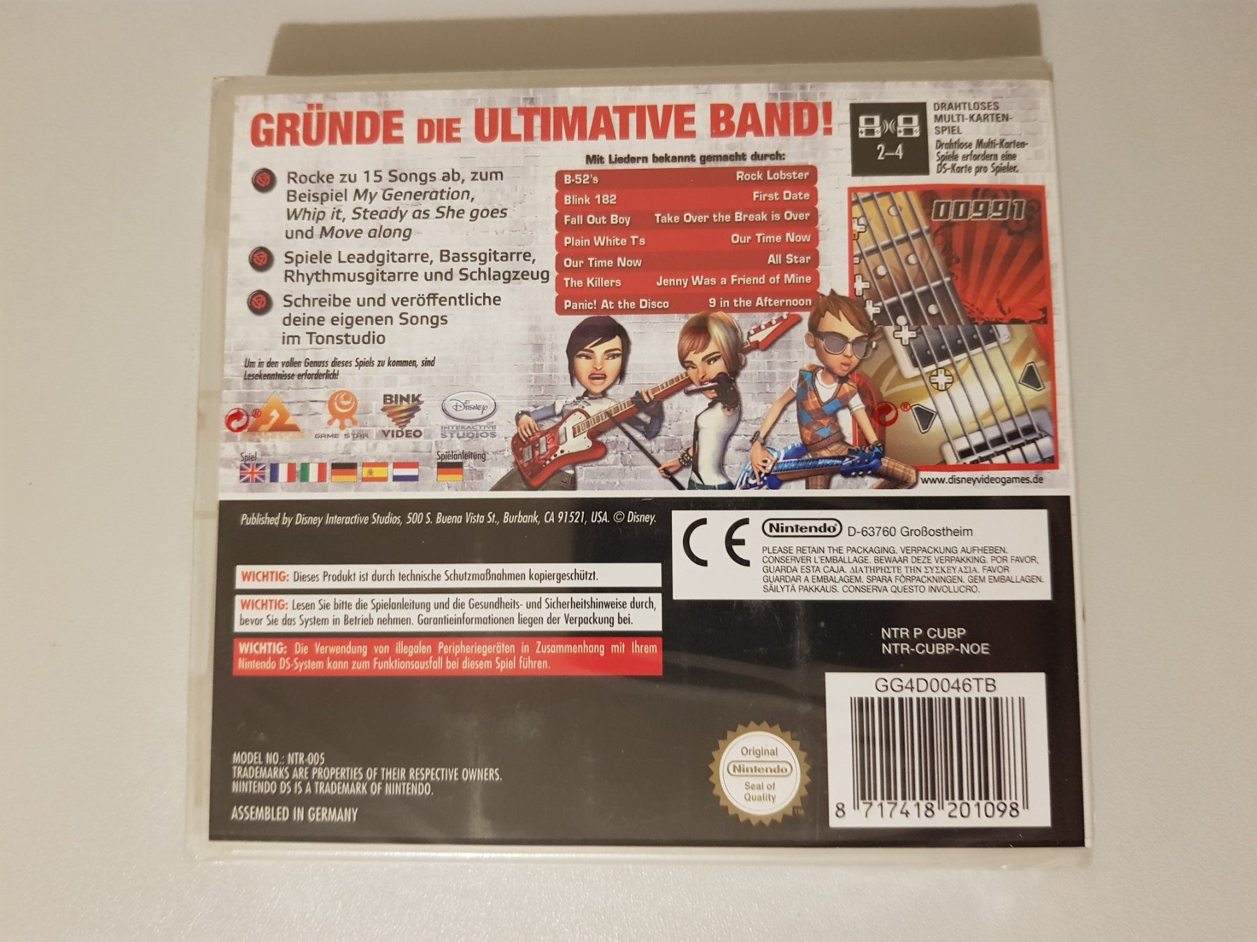 Nintendo Spiele: Ultimate Band /DS (neu) – Gebraucht aus Münchenstein von 2DGames 1