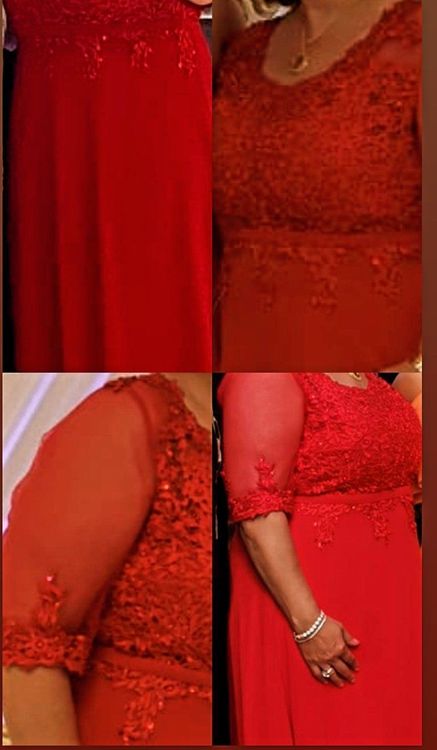 Vestiti: Rotes Abendkleid lang – Usato da Worben venduto da Marcodos 2
