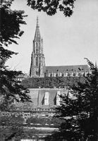 schöne alte Ansichtskarte Münster LAUSANNE, ab 1.--