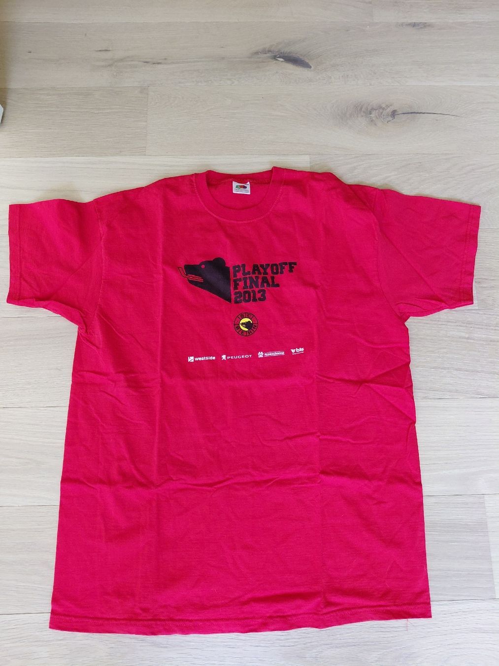 T-shirt: SC Bern Playoff Final 2013 T-Shirt XL – Usato da Heimberg venduto da 19BERN31
