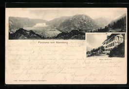 Interlaken, Panorama vom Abendberg, Hote