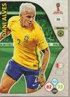 FIFA WORLD CUP RUSSIA 2018 Adrenalyn XL 038 DANI ALVES BRA
