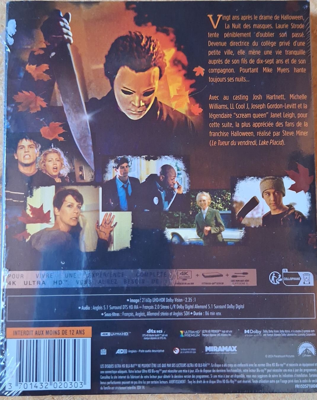 Tutti i DVDs: Halloween H20 - 4K UHD – Nuovo e nell'imballaggio originale da Schmitten FR venduto da Sidewinder 1