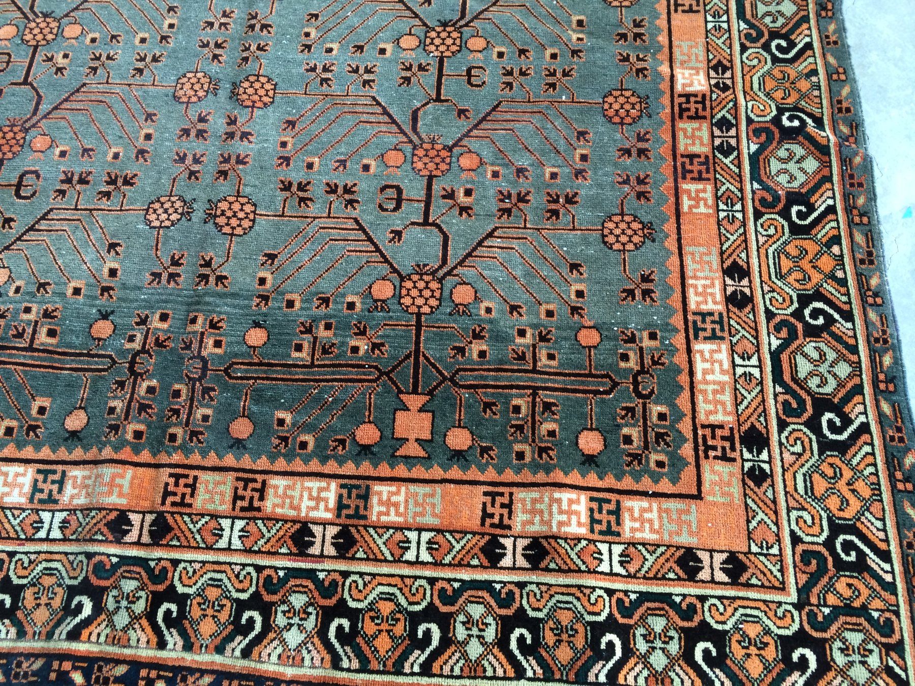 Tapis: Alter Yarkand Granatapfel Teppich – D'occasion à Seewen SZ par ste_n52f 1
