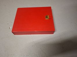 ETA KASETTE, Rot, Vintage.../ FÜR UHRENSAMMLER/ROLEX/OMEGA
