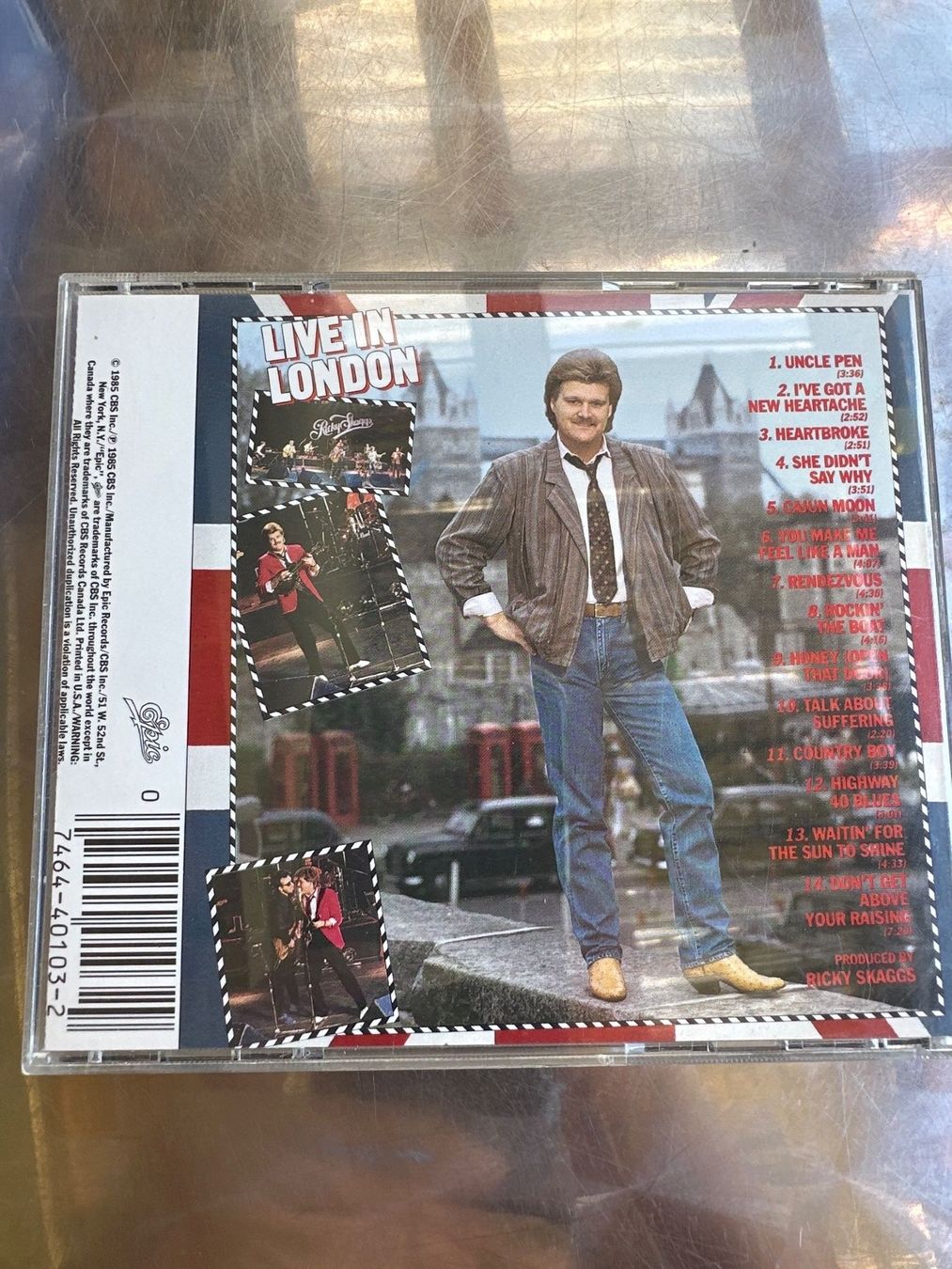 CD: Ricky Skaggs, Live in London, CD – Usato da Uster venduto da Macita56 1