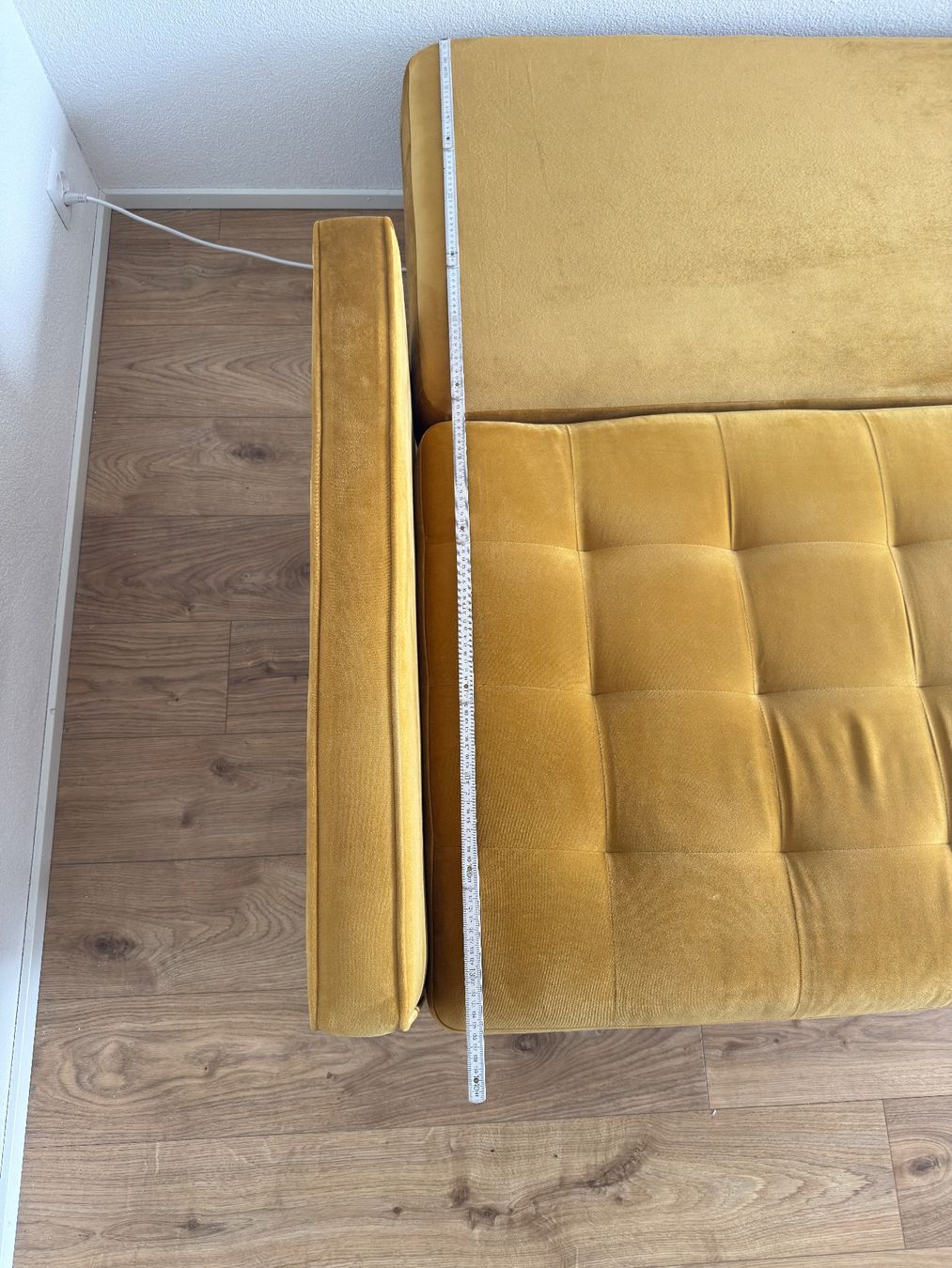 Sofas: Schlafsofa | Sofa | Couch - Samtgold – Gebraucht aus Egg b. Zürich von Yves-Maurice 5