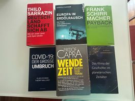 6 Sachbücher zum Thema Umwelt / Politik