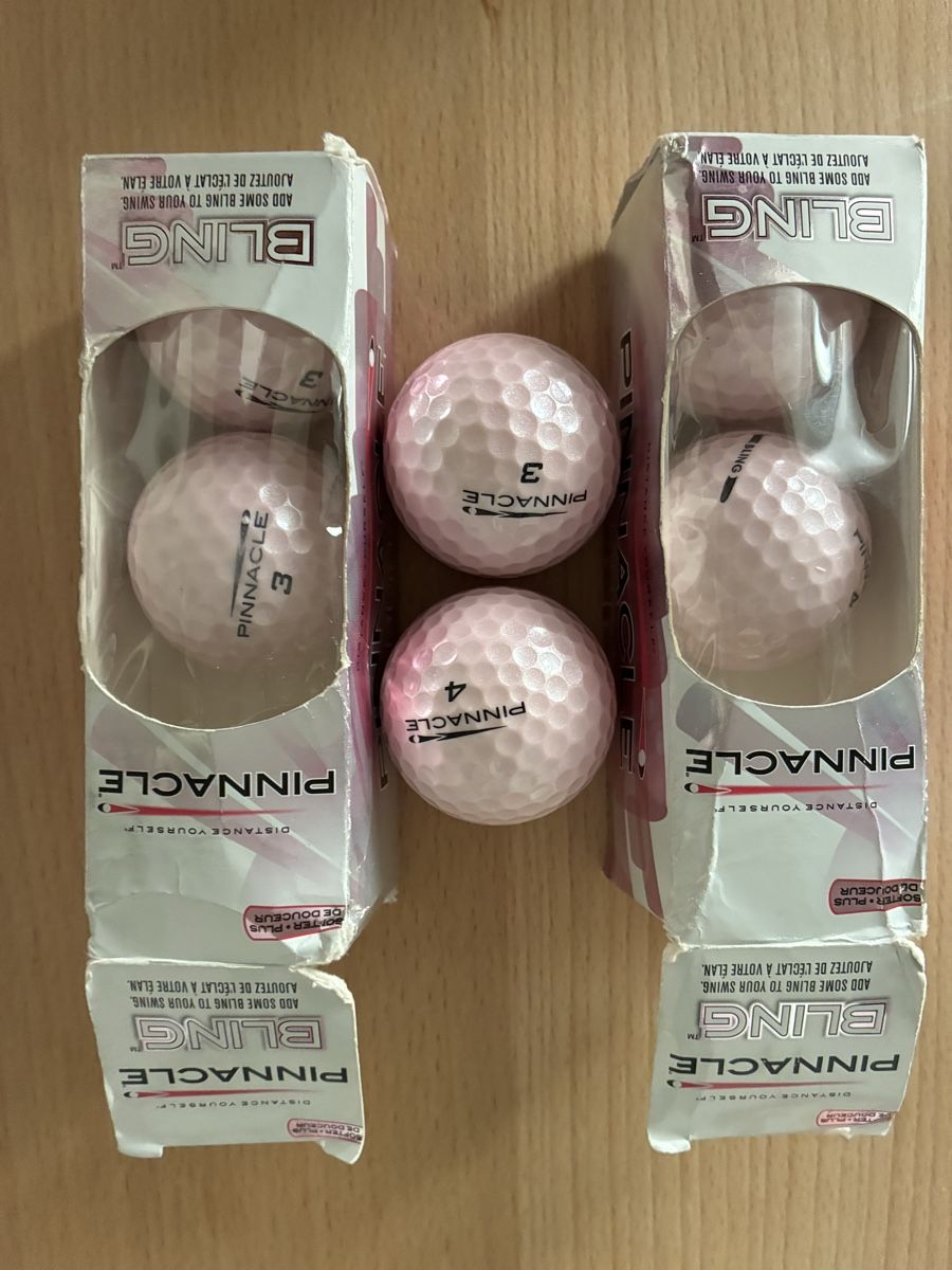 Pinnacle Palloni: 6 neue Golfbälle, Pinnacle Bling 3/4 – Nuovo e nell'imballaggio originale da Zürich venduto da Bonsuk